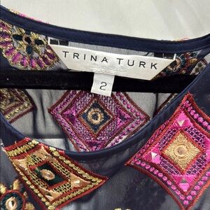 Trina Turk Embroidered Dress